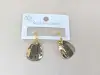 Fashionable freshwater silver ear rings, large circle earrings, pearl earrings, simple ear buckles, earrings, women's trendy and versatile earrings, circles details Picture